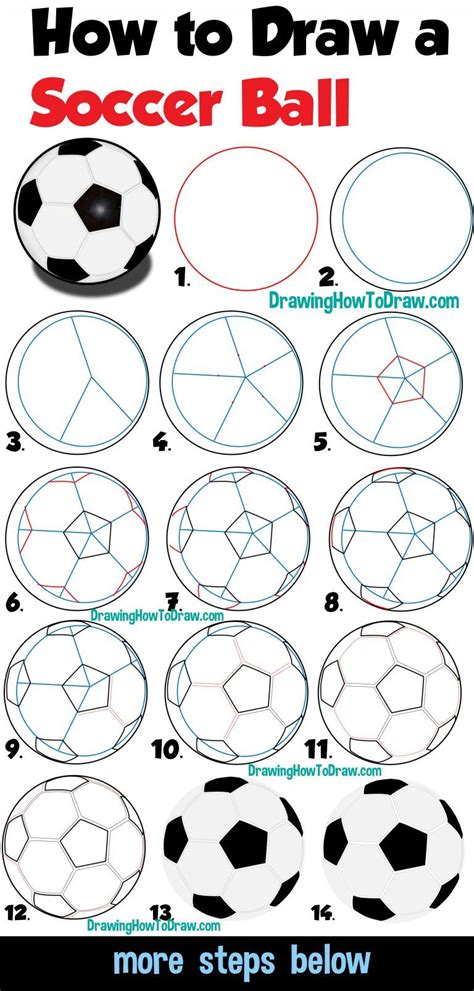 Learn to Draw a Soccer Ball in 5 Easy Steps! - Fan Art District