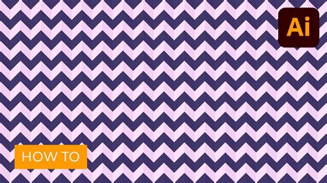 Learn to Make a Chevron Pattern in Illustrator YouTube
