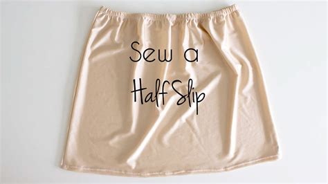 Learn to Sew a Half Slip - YouTube