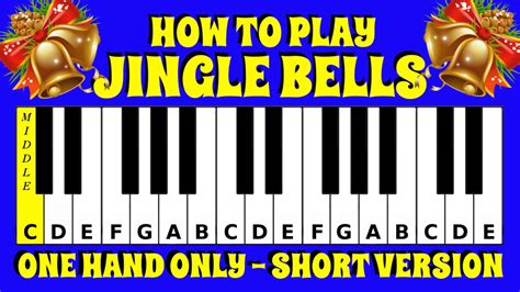 Learn to play Jingle Bells on piano keyboard (tutorial) - YouTube