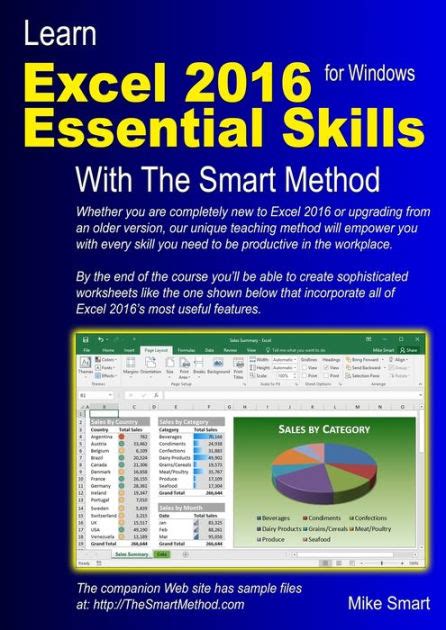 Download Learn Excel 2016 Essential Skills With The Smart Method By Mike Smart