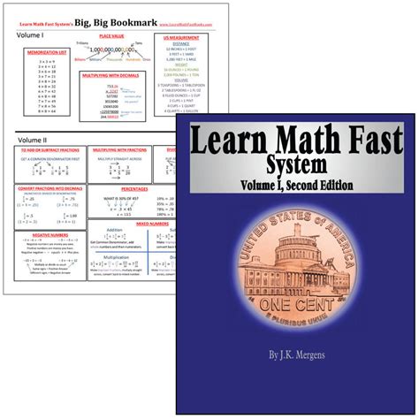 Download Learn Math Fast System Volume I Basic Operations Volume 1 By Jk Mergens