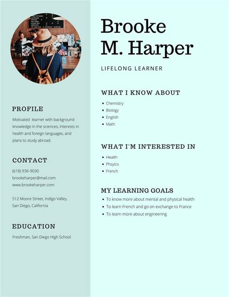 Learner Profile template Learning process, Visible learning, Learning