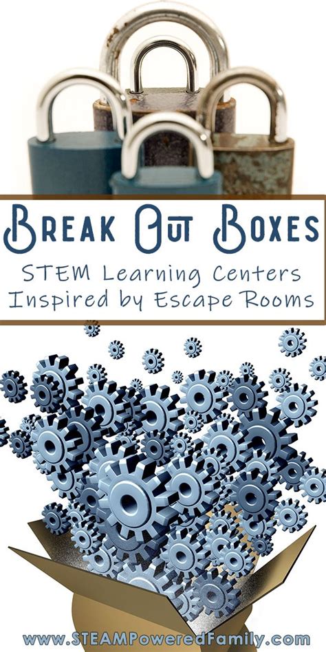 Learning Center Break Out Boxes - Escape Room Inspired Learning