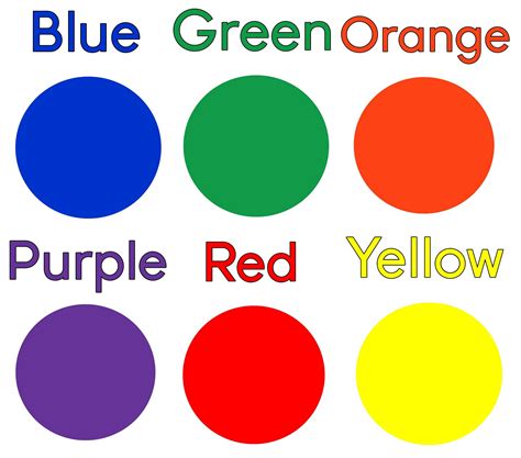 Learning Colors Printables