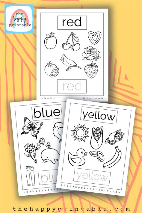 Learning Colors coloring pages. Download and print Learning Colors
