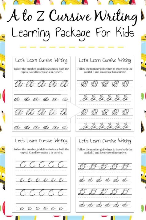 Learning Cursive Writing For Kids Learn to write cursive, Learning