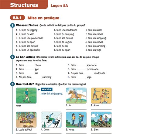 Learning Higher Workbook French Answers Vista
