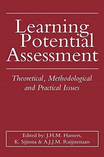 Learning Potential Assessment Theoretical Methodological And Practical Issues