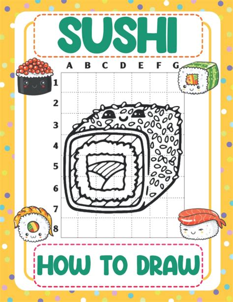 Learning To Draw...Sushi & Nigiri! Easy Step By Step Tutorial Guide