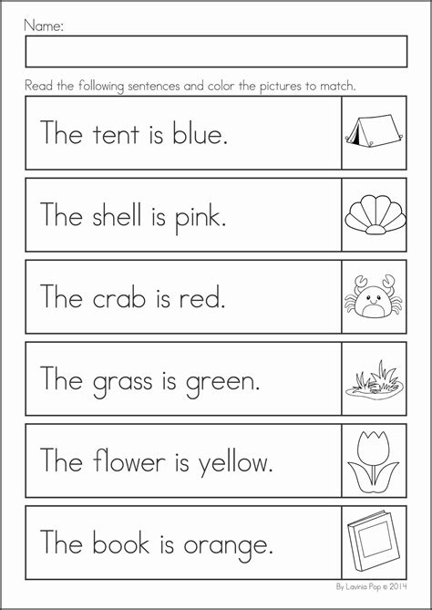Learning To Read Worksheets A Fun Way To Improve Literacy Style