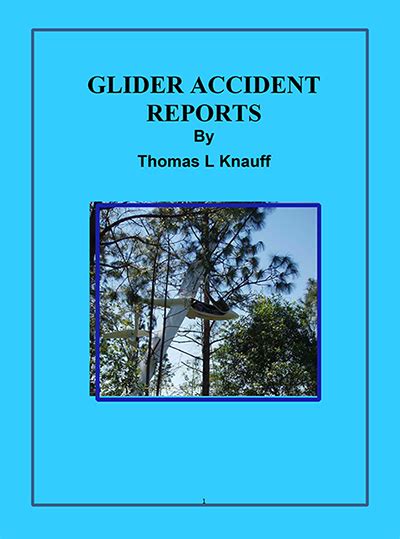 Learning from Glider Accident Reports