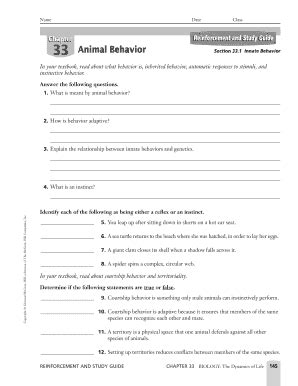 Learning guide for animal behavior answers. - Praying the scriptures a field guide for your spiritual journey.