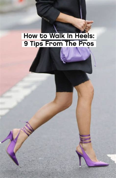Learning how to walk in heels