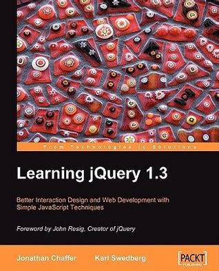 Learning jQuery 1.3