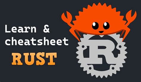 Learning rust. Jul 23, 2020 · Rust is a statically and strongly typed systems programming language. Rust is for people who crave speed and stability in a language. I consider myself a Rust beginner. I started learning Rust after writing this article and I am still learning new things every day. I am at the stage where I can convert simple Python code to Rust and be able to ... 