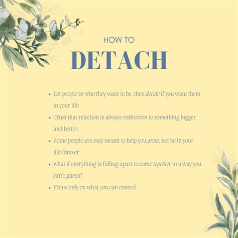 Learning to Let Go A Guide to Detachment