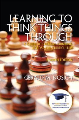 Learning to think things through a guide to critical thinking across the curriculum 4th edition. - Derecho urbanistico manual para juristas y tecnicos.