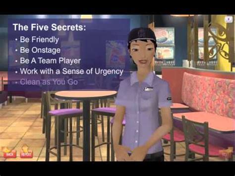 Tracy, Taco Bell's CodeBaby character, teaches new employees the ins and outs of staffing the drive thru. This is used in Taco Bell's eLearning program.. 