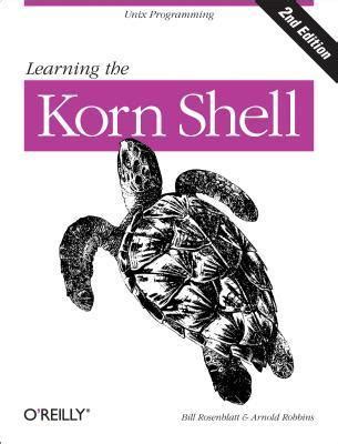 Download Learning The Korn Shell By Arnold Robbins