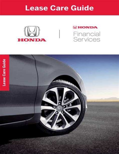 Lease Care Guide - Honda