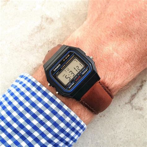 Leather Casio Watch - Etsy