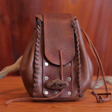 Leather Drawstring Pouch Pattern Etsy