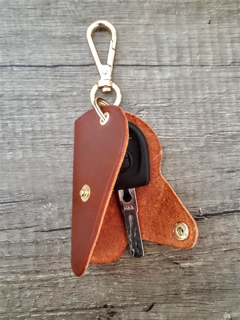 Leather Key Fob Keychain patterns 3 Different PDF Keychain Etsy