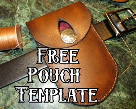 Leather Pouch Template