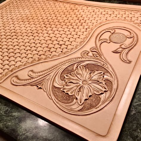 Carving is a fundamental leather tooling techniq