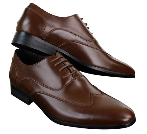 Leather shoes men. 
