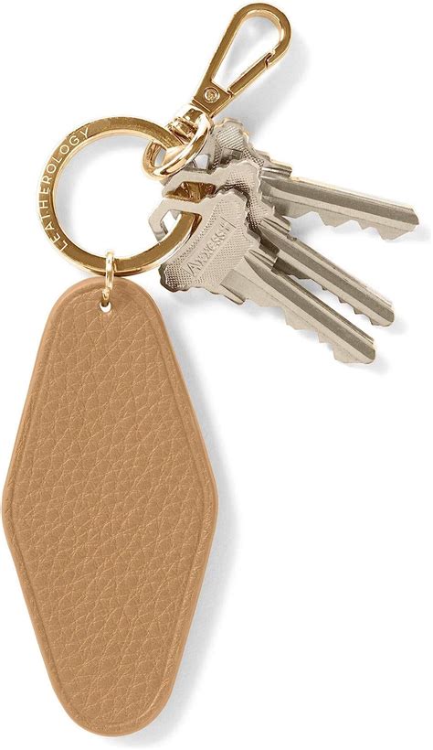 Leatherology Brown Hotel Keychain - amazon.com