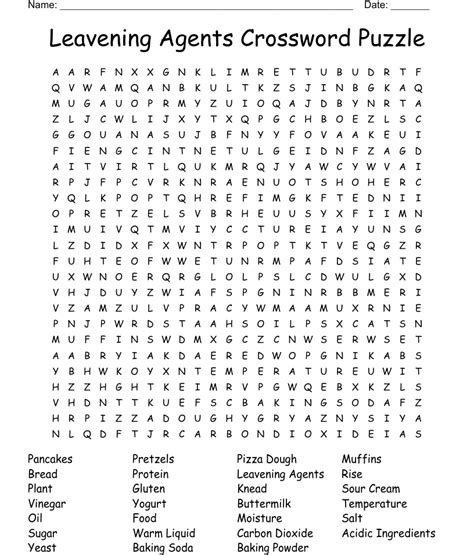Random Crossword-Puzzle. Clue: Leavening agent, briefly Answer: BICARB Length: 6. Similar Clues: Government agents, briefly (TMEN with 4 letters) Bread-leavening agent (YEAST with 5 letters) Government agent, briefly (TMAN with 4 letters) Agent, briefly (REP with 3 letters). 