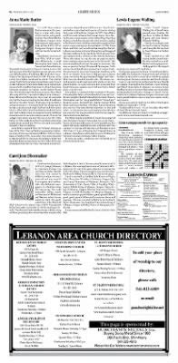 Lebanon express obituaries archives.  Find Lebanon Express Obituaries and...
