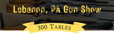 Lebanon pa gun show. June 24, 2023 – June 25, 2023. Add to calendar. 250. Show Dates and Times. Ticket Prices. Show Dates and Times June 24-25, 2023 Saturday 9am - 5pm Sunday 9am - 4pm Ticket Prices Adults Single Day Ticket $9 2 Day Ticket $15 Children 12 and younger always free! Tickets go on sale 90 days prior to the event date. 
