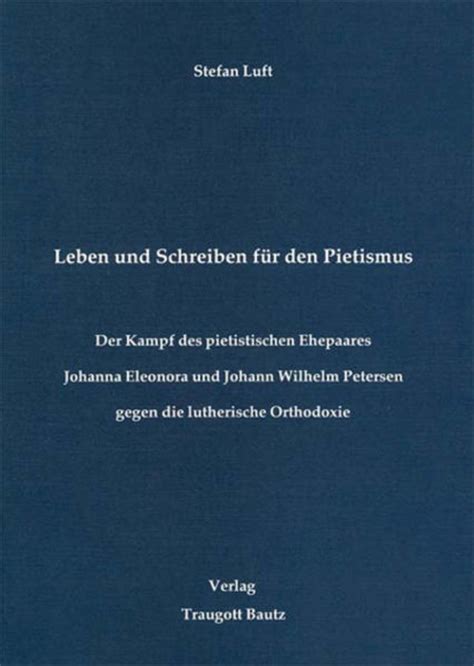 Leben und schreiben für den pietismus. - Marketing for therapists a handbook for success in managed care.