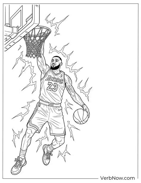 Lebron Coloring Shee
