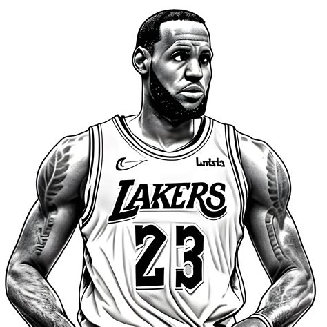 Lebron James Drawing Drawing Image