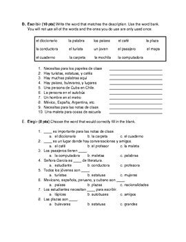 1 - Pistas Fill in the blanks Activity InstructionsFill in the blanks based on the cues and Panorama. 10 terms. amelia_aaah. Preview. Spanish 4, ENFOQUES Leccion 9.1 Protesta. 6 terms. thehappiest1. Preview. hispanic comm world final vocab . 41 terms. ... Spanish Study Guide- Spring Semester Exam. 65 terms. Matt_Baterna. Preview. Spanish. 20 .... 