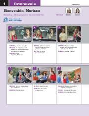 Leccion 7 fotonovela marissa o felipe.  Underline orhighlight your response...