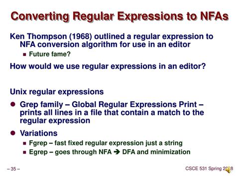 Lecture 23: NFAs, Regular expressions, and NFA DFA