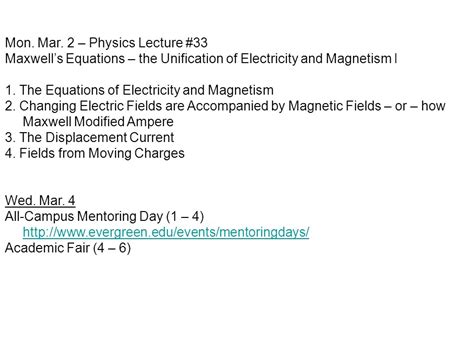 Lecture 33: Maxwell