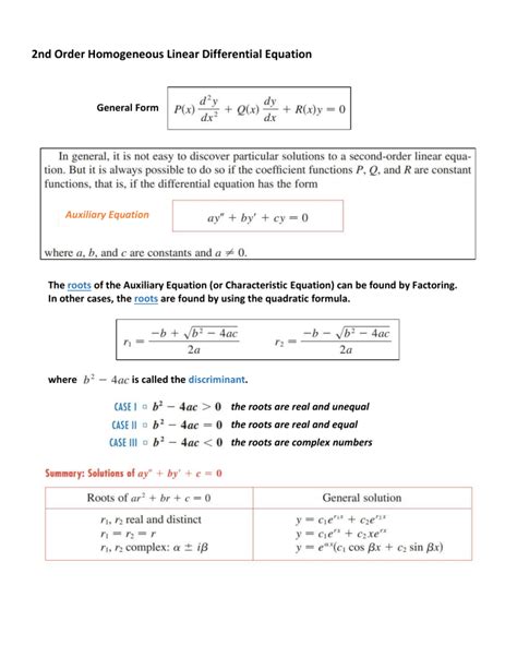 LectureNotes2ndOrderLinearDifferentialEquation