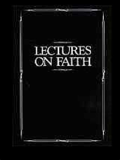 Lectures on faith pdf