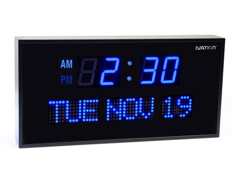 Led Clock Blue Display for sale eBay