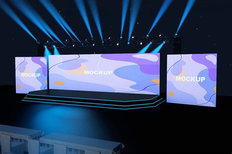 Led Screen Mockup Graphics, Designs & Templates