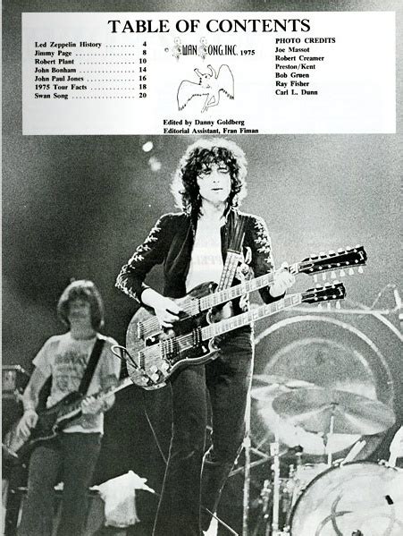 Led Zeppelin Concert History