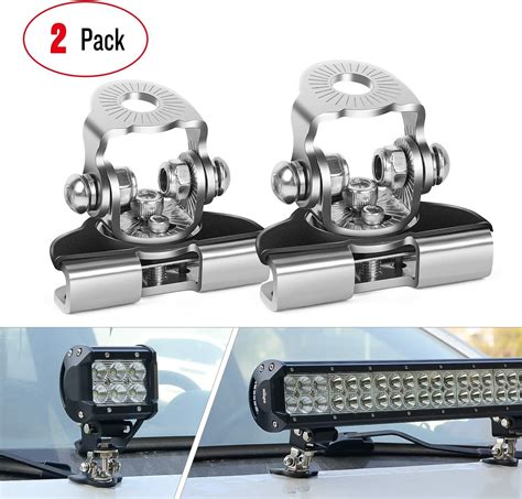 Led light brackets.  Mar 27, 2025 · Buy Nilight LED Light Bar Mounting Bracket...