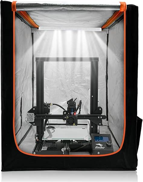 Led lighting for laboratories.  Focket 3D Printer Enclosure, Fireproof Te...