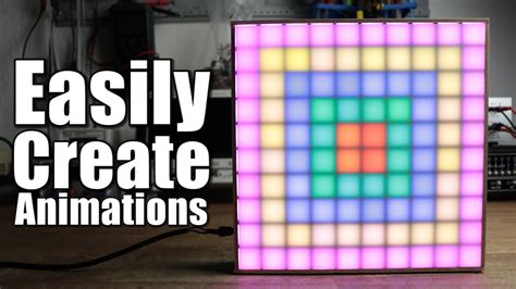 Led matrix animation generator.  Display stunning animations, text, and showcase your own pix...
